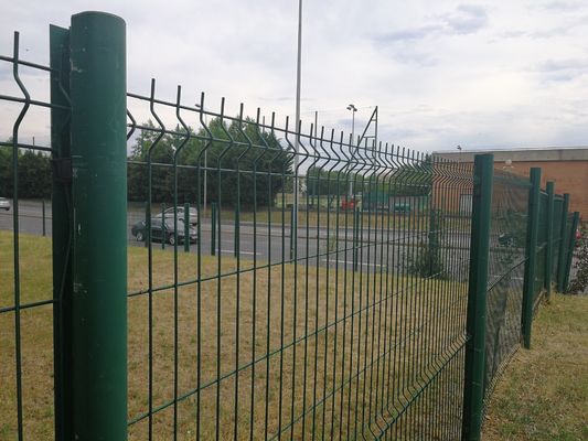 3 ডি বাঁকা গ্যালভানাইজড ওয়েল্ডড ওয়্যার জাল বেড়া 3 ডি ত্রিভুজ জাল