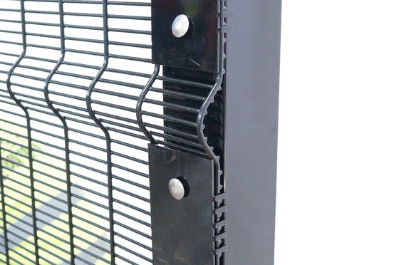 গরম ডুব গ্যালভানাইজড 358 ঝালাই জাল পরিষ্কার ভিউ বেড়া প্যানেল 1800mm