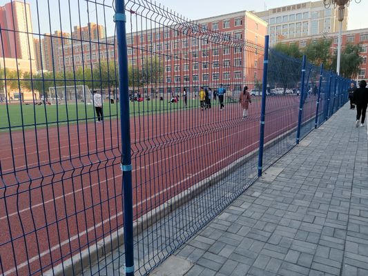 তাপ চিকিত্সা 1.83m উচ্চতা 3d ঝালাই জাল বেড়া পাউডার লেপ