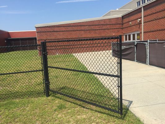 2.8m উচ্চতা পিভিসি ফিনিশিং চেইন লিঙ্ক বেড়া প্যানেল আনুষাঙ্গিক