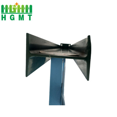 ডাব্লু সেকশন 1500 মিমি রেজার ওয়্যার সহ গ্যালভানাইজড স্টিল প্যালিসেড বেড়া