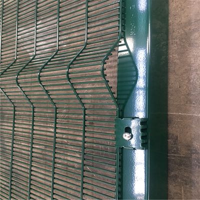 উচ্চ নিরাপত্তা পাউডার লেপ এবং গ্যালভানাইজড বেড়া পরিষ্কার দৃশ্য বেড়া 358 এন্টি ক্লাইম্বিং বেড়া