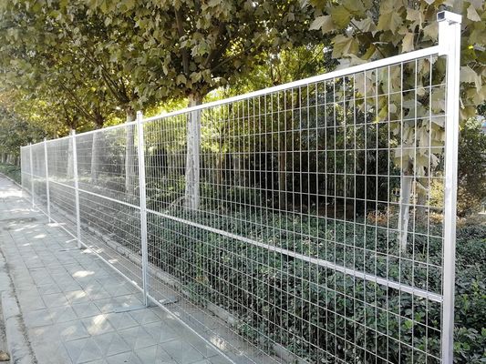 কানাডিয়ান অস্থায়ী বেড়া / ঝালাই করা তারের জাল বেড়া প্যানেল