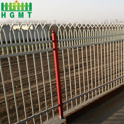 ইস্পাত নলাকার বাগান বেড়া 2 মিটার প্রশস্ত শক্তিশালী টেকসই রক্ষণাবেক্ষণ