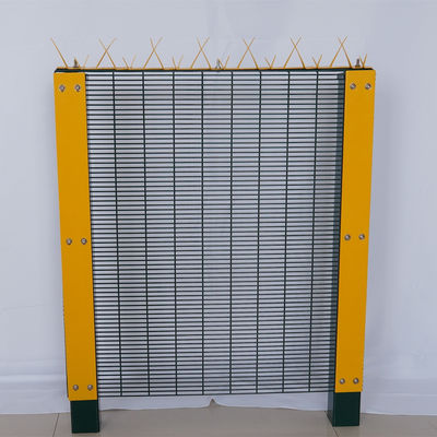 সহজেই ইনস্টলযোগ্য স্থিতিশীল টেকসই এন্টি ক্লাইম্বিং পাউডার লেপযুক্ত ওয়েল্ডড ওয়্যার জাল 358 বেড়া প্যানেল