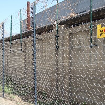 আধুনিক দ্রুত ইনস্টল করুন বৈদ্যুতিক নিরাপত্তা বেড়া লিঙ্কিং সক্ষম