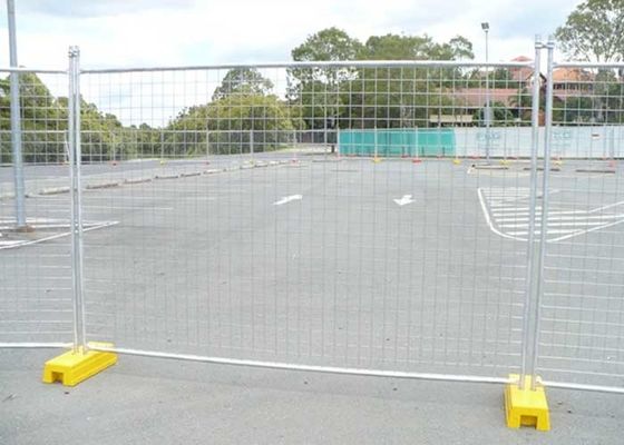 1.8 * 2.4m নির্মাণ সাইট নিরাপত্তা বেড়া গরম ডুব গ্যালভানাইজড বেড়া