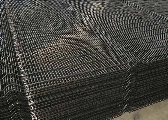 358 ধাতব বেড়া নিরাপত্তা পাউডার লেপ বাঁক সঙ্গে এন্টি ক্লাইম্বিং