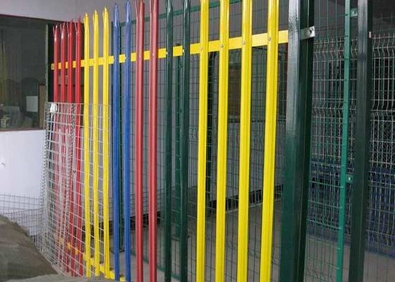 H2.7m ঢালাই করা তারের জাল বেড়া ডি বিভাগ প্যালিসেড বেড়া