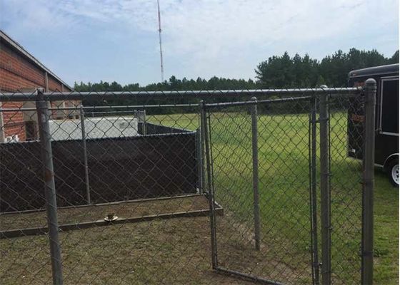 স্টেডিয়াম সাইক্লোন ভিনাইল আচ্ছাদিত চেইন লিঙ্ক বেড়া 4.0 মিমি তারের ডায়া