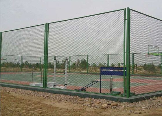 গরম ডুব গ্যালভানাইজড Woven 3.0mm ডায়মন্ড চেইন লিঙ্ক বেড়া