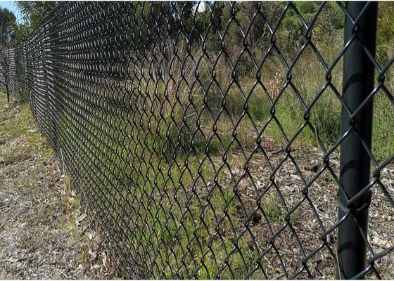 18 গজ কালো পিভিসি চেইন লিঙ্ক বেড়া