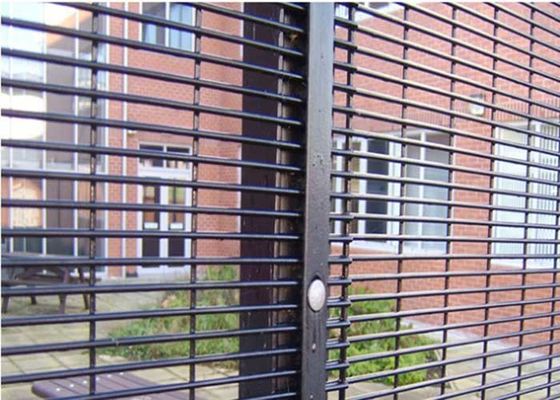 হট ডাম্প গ্যালভানাইজড 358 এন্টি ক্লাইম্বিং বেড়া 2000 * 2400 মিমি স্কুল ক্লিয়ার ভিউ বেড়া