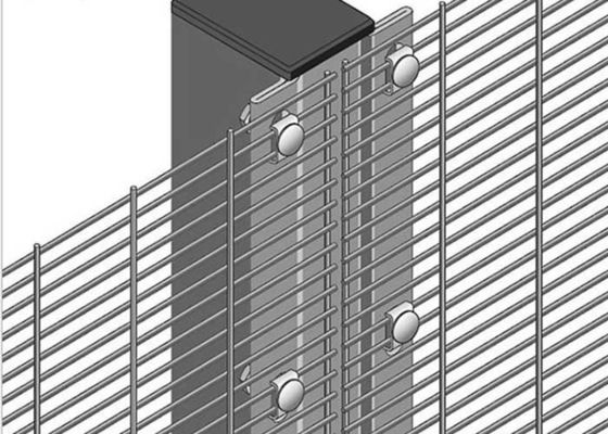 H2.5m অ্যান্টি ক্লাইম্বিং সিকিউরিটি ফেনসিং