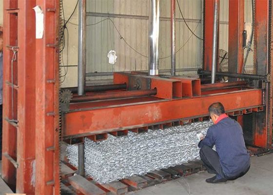 8 * 10 সেমি নমনীয় বোনা গ্যাবিয়ন তারের জাল সহজে একত্রিত