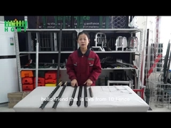 বিশাল আঁকা সবুজ রঙের ফার্মের বেড়া 7 ফুট মেটাল স্টার পিকেট