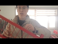 6ft অস্থায়ী নির্মাণ বেড়া প্যানেল পাউডার প্রলিপ্ত