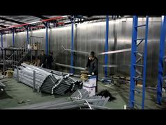 সবুজ রঙ এন্টি ক্লাইম্ব ফেন্সিং শোকেস পাউডার লেপা